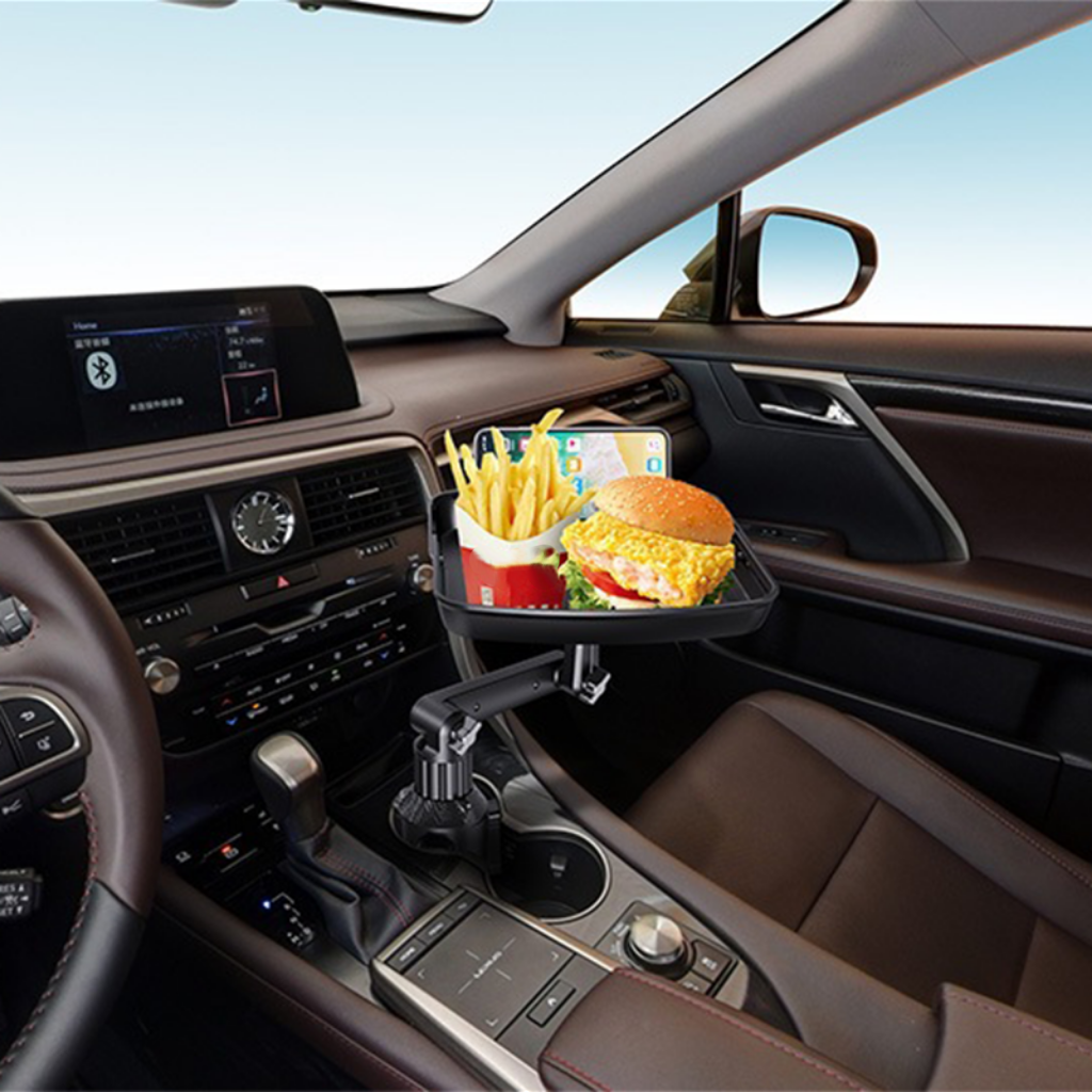 360° Rotating Car Food Tray & Phone Holder