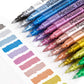 🖌️ 50% OFF! ✨ Vibrant Colors Metallic Marker Pens Set – Rich Metallic Shimmer, Smooth Ink Flow & Smudge-Resistant Finish – 12/24 Colors for Journaling, Cards & DIY Crafts 🎨