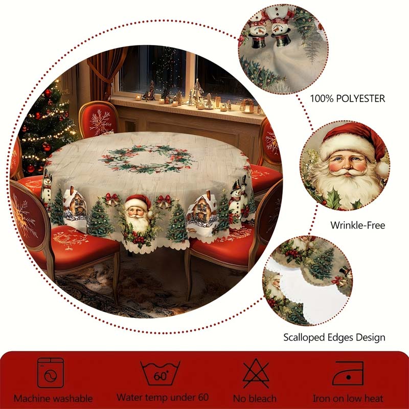 ⏳Time-Limited Special⏰Christmas Tablecloth for Decor