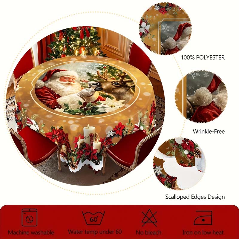⏳Time-Limited Special⏰Christmas Tablecloth for Decor