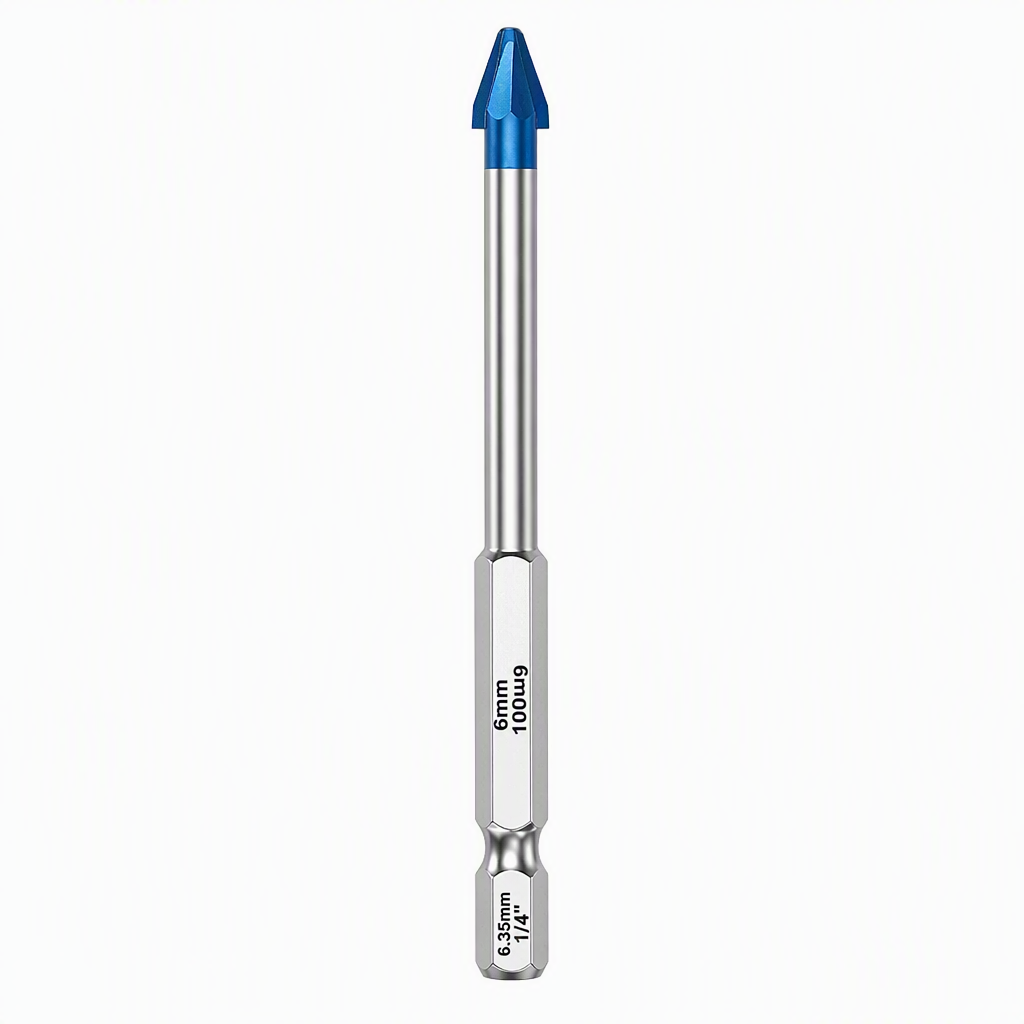 Hex Shank Carbide Eccentric Drill Bit for Ceramic Tile Glass and Concrete Hole Drilling