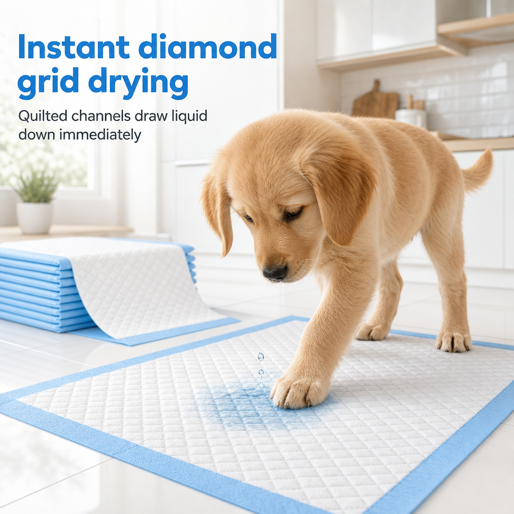 Leakproof Deodorizing and Breathable Thin Pet Pee Pads for Dogs