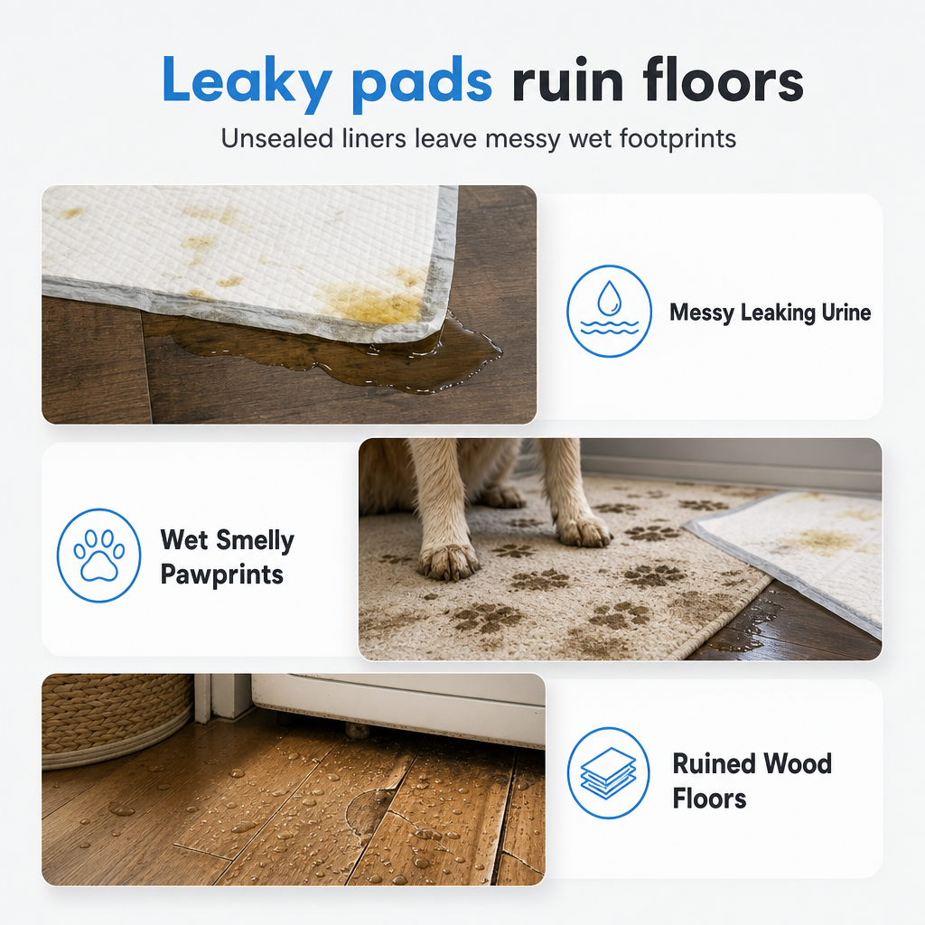 Leakproof Deodorizing and Breathable Thin Pet Pee Pads for Dogs