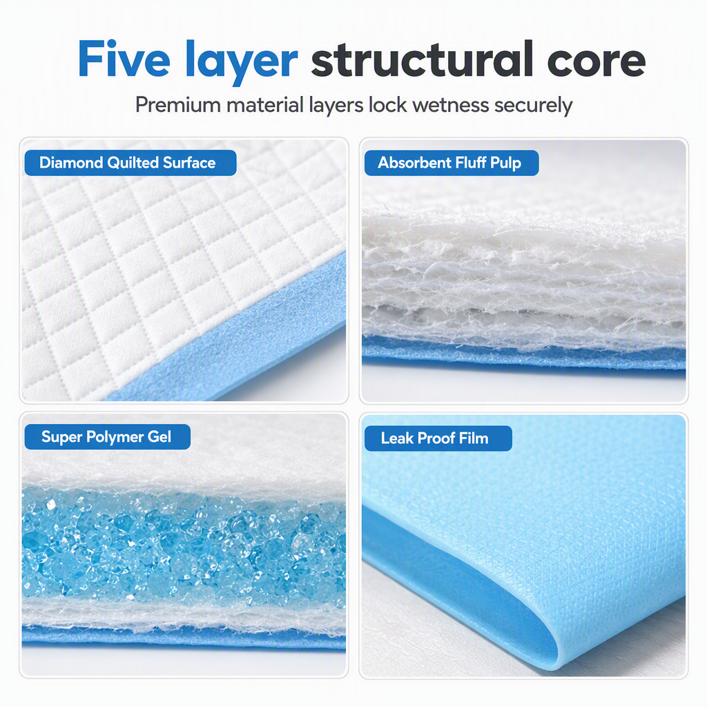 Leakproof Deodorizing and Breathable Thin Pet Pee Pads for Dogs
