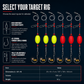 📢📢50% OFF !! ⏰ Pre-Tied Surf Fishing Rigs: High-Buoyancy Floats, Forged Circle Hooks, 90lb Leader, Ready to Use