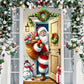 Christmas Door Cover For Instant Holiday Decor
