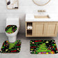🎄 PROMO FLASH : 50% DE RÉDUCTION ! Ensemble de Rideau de Douche de Noël Imperméable – Tissu Polyester Résistant, Tapis Antidérapants & Set Coordonné Complet for une Salle de Bain Festive et Sécurisée ✨🛁