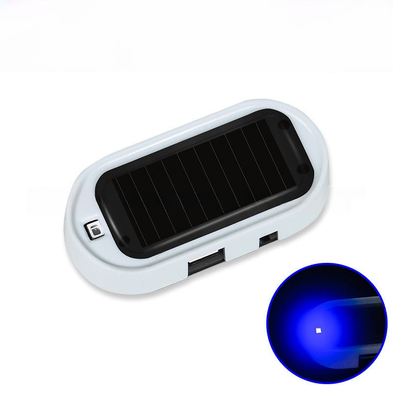 🚗🚨✨Compact Solar Anti-Theft LED Flashing Lamp