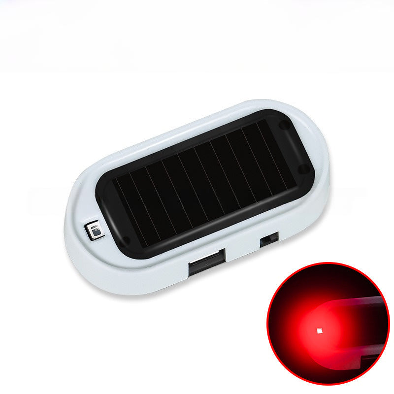 🚗🚨✨Compact Solar Anti-Theft LED Flashing Lamp