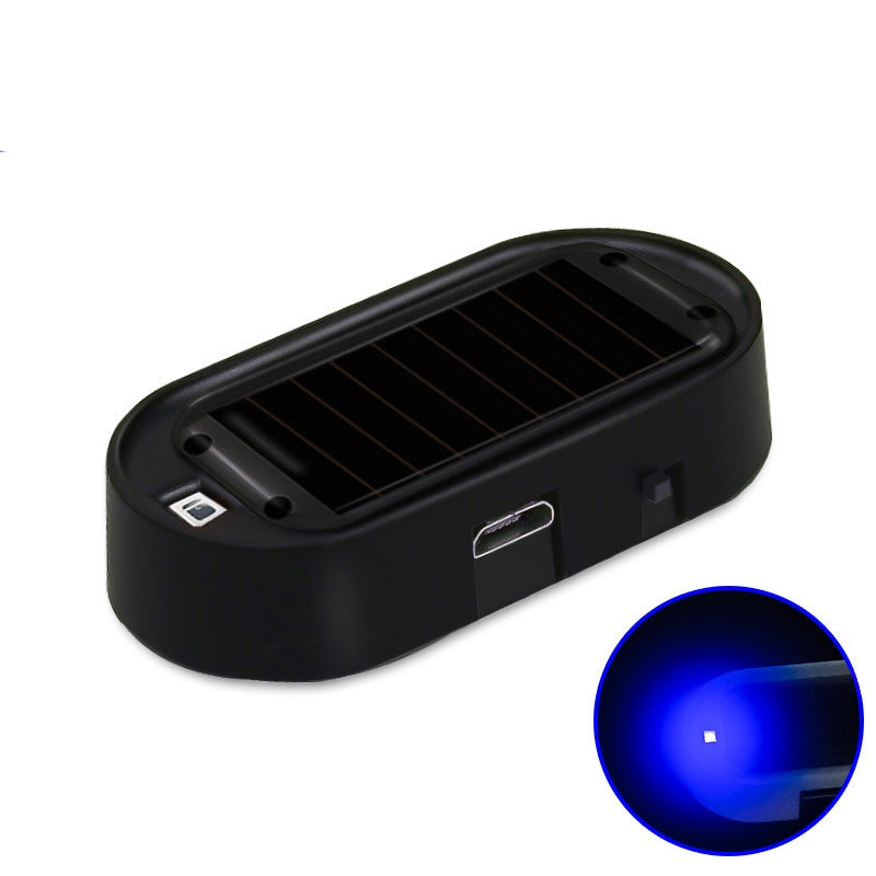 🚗🚨✨Compact Solar Anti-Theft LED Flashing Lamp
