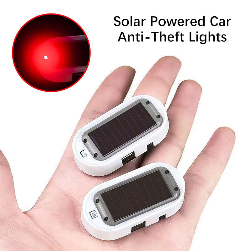 🚗🚨✨Compact Solar Anti-Theft LED Flashing Lamp