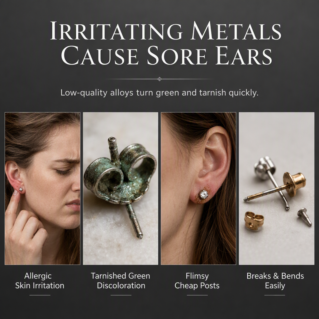 🖤 50% OFF! ✨ Gothic Vine Stud Earrings – Hypoallergenic S925 Sterling Silver, Mysterious Black Cubic Zirconia & Exquisite Vintage Engraving – Lightweight Dark Elegance for Daily Wear 🎀