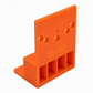 Wardrobe Cabinet Side Filler Panel Installation Locator and Stepped Positioning Plate for Precise Hole Alignment