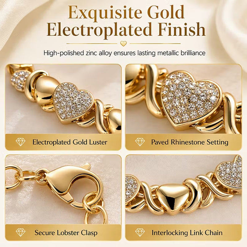 🎁 Early Christmas Hot Sale 50% OFF🎅 Classic Heart Shape Jewelry 4-Piece Set