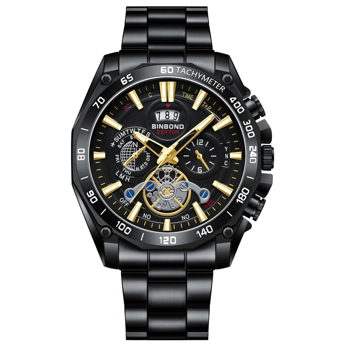 ⏳Limited-time 50% off⏰Men's Stainless Steel Waterproof Luminous Watch⌚