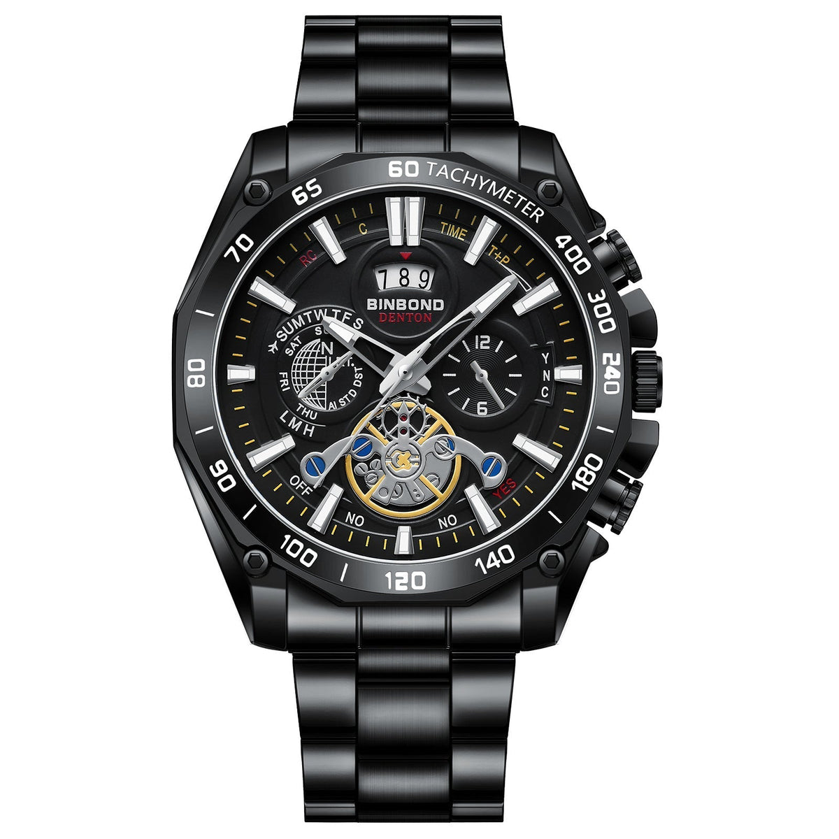 ⏳Limited-time 50% off⏰Men's Stainless Steel Waterproof Luminous Watch⌚