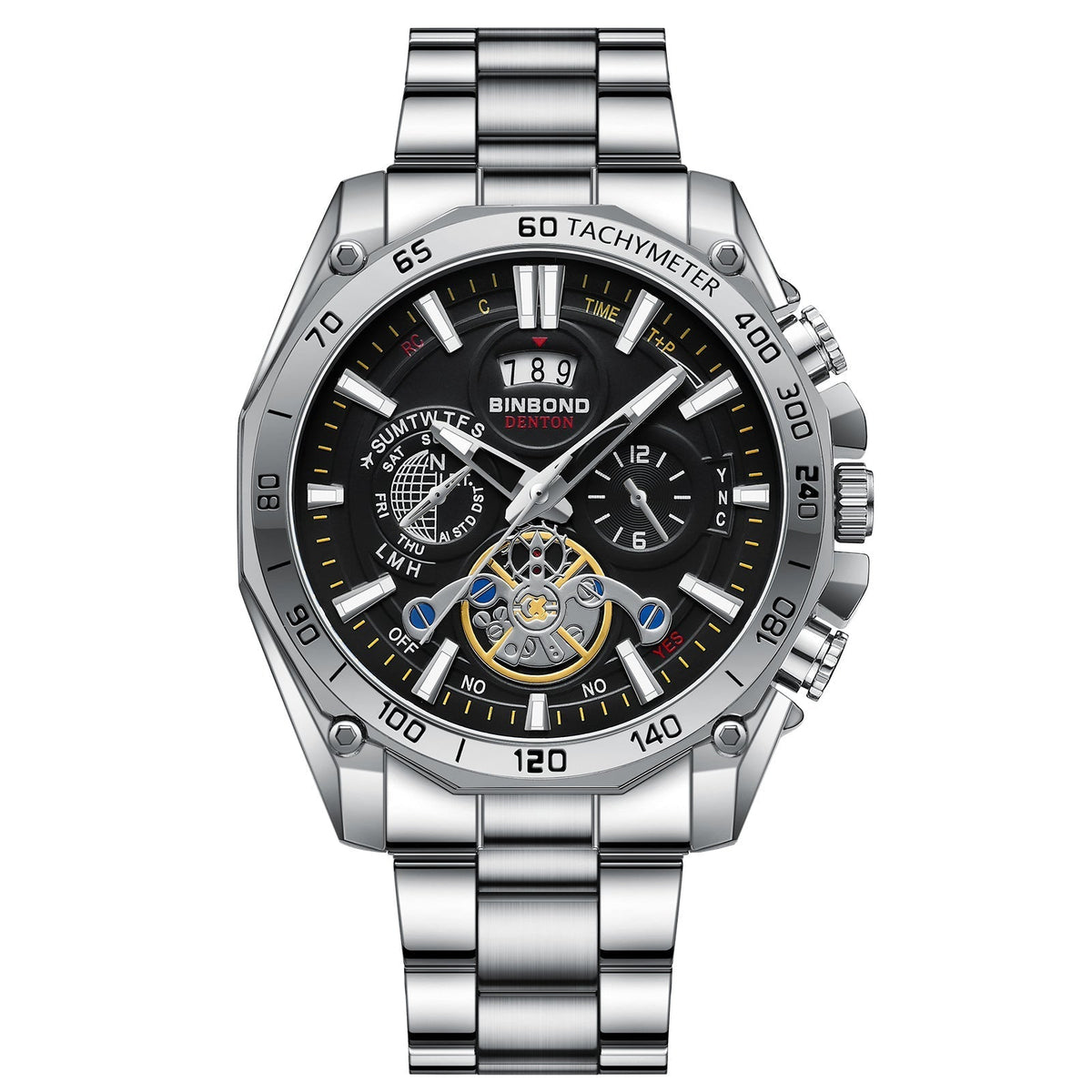 ⏳Limited-time 50% off⏰Men's Stainless Steel Waterproof Luminous Watch⌚