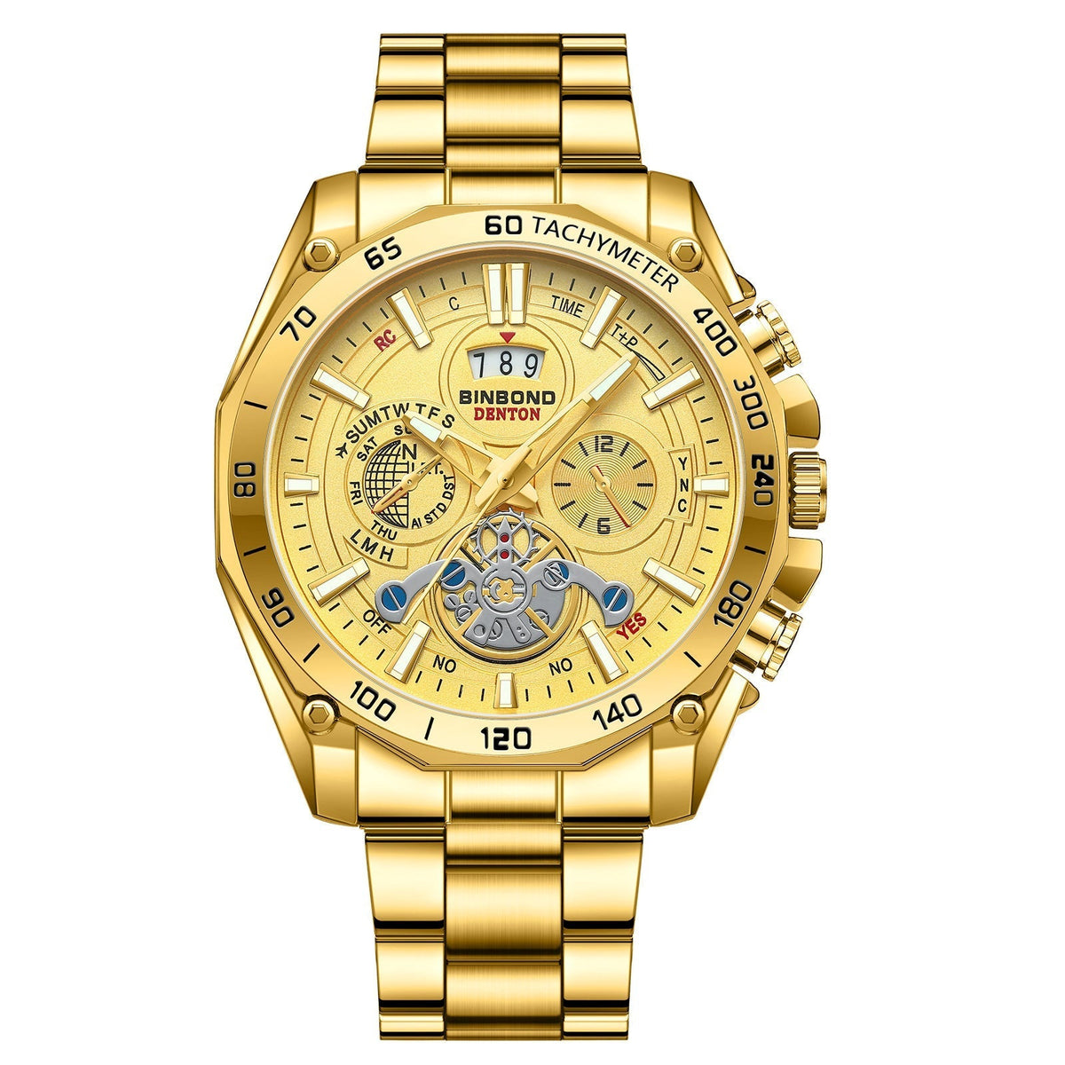 ⏳Limited-time 50% off⏰Men's Stainless Steel Waterproof Luminous Watch⌚