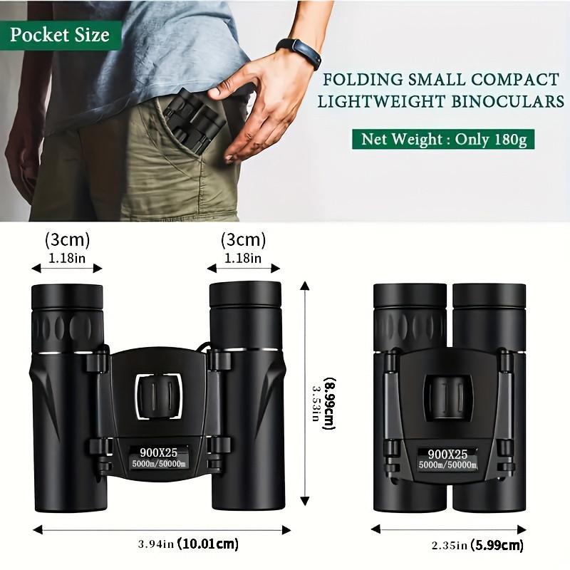 Mini Compact Binoculars High Power HD Portable Pocket Binoculars for Kids and Adults Outdoor Concerts