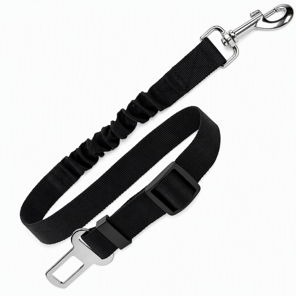 🐶 LIMITED-TIME 50% OFF! 🚗 Elastic Nylon Dog Car Safety Harness – Shock Absorb, Adjustable, Reliable Safe ✨