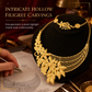 ⏳🔥LIMITED-TIME 50% OFF! ⏰24K Gold Plated Bridal Jewelry Set | Dubai Indian Style | Necklace Bracelet Ring & Earrings Set for Women💛💍📿