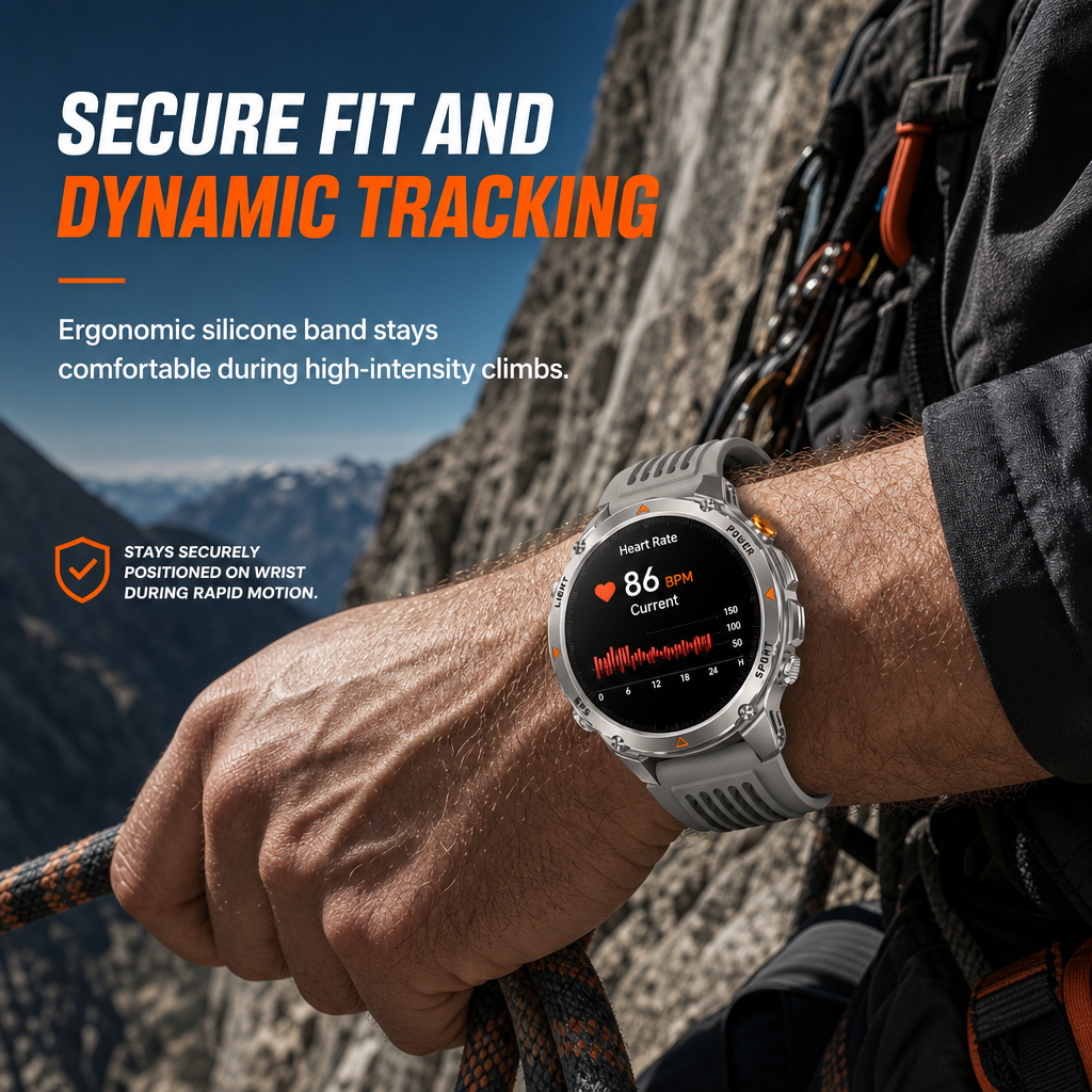 ⏳Limited-time 50% off💥Smartwatch with Bluetooth Calling GPS and Beidou Positioning Heart Rate Sleep Monitor Pedometer and Message Reminders