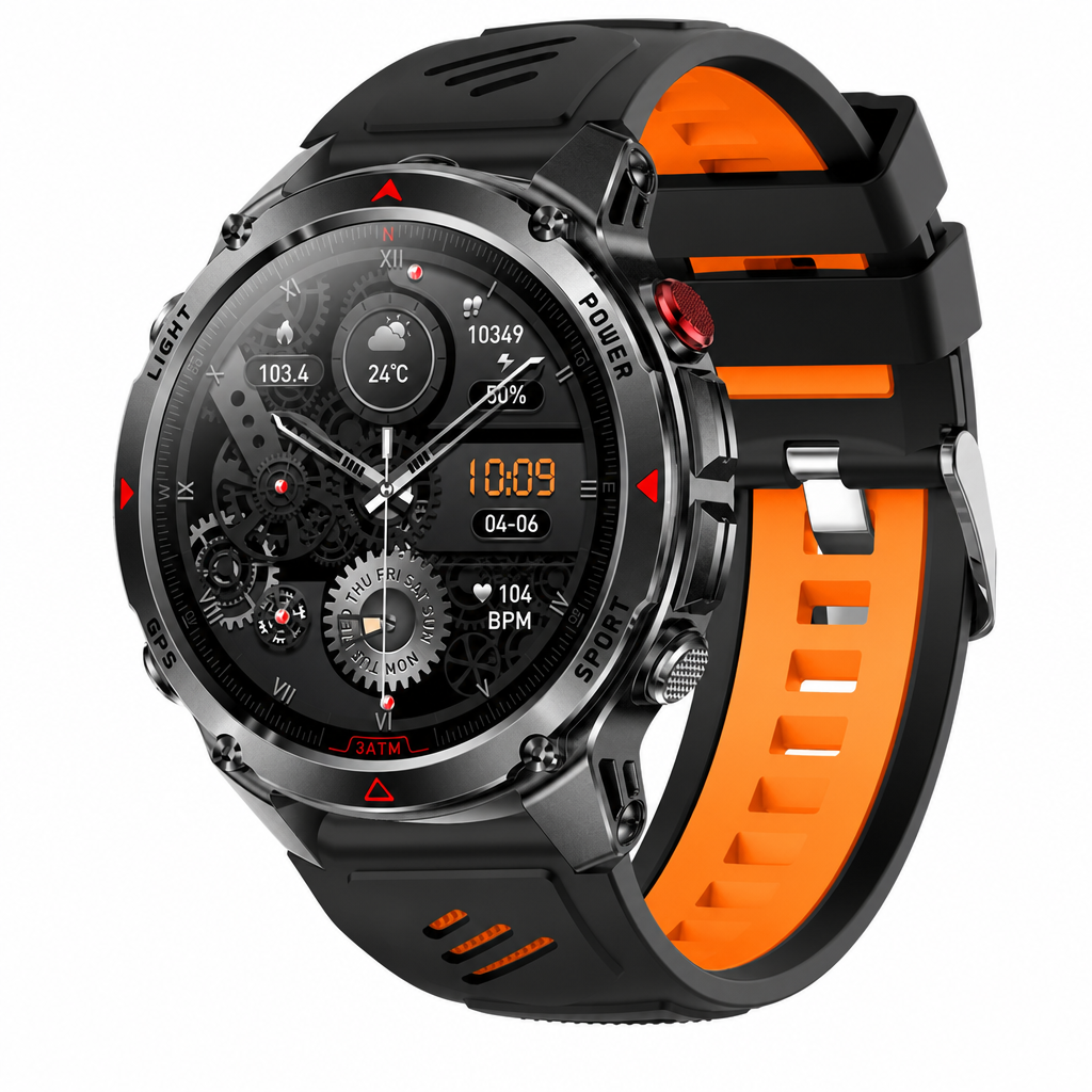⏳Limited-time 50% off💥Smartwatch with Bluetooth Calling GPS and Beidou Positioning Heart Rate Sleep Monitor Pedometer and Message Reminders