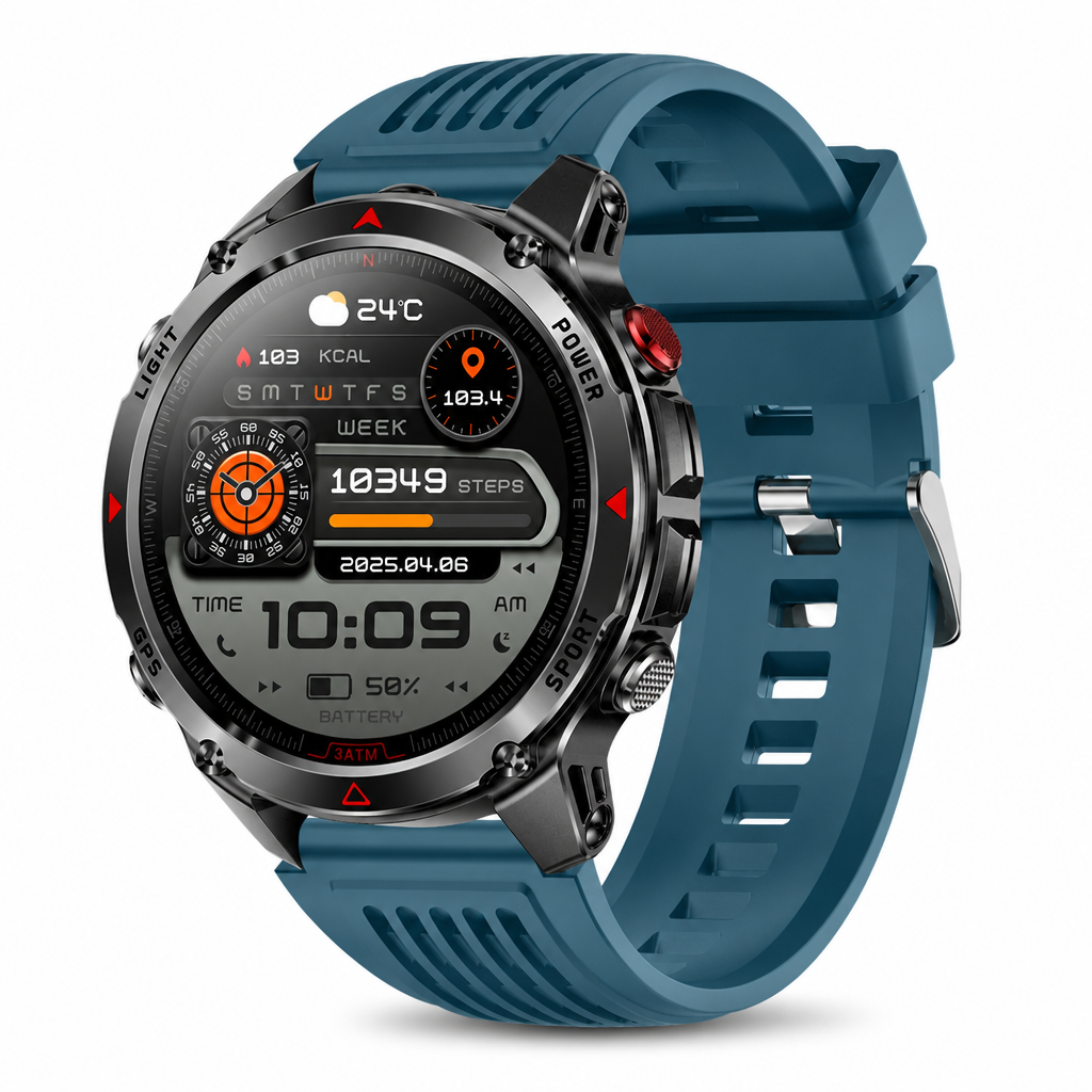 ⏳Limited-time 50% off💥Smartwatch with Bluetooth Calling GPS and Beidou Positioning Heart Rate Sleep Monitor Pedometer and Message Reminders