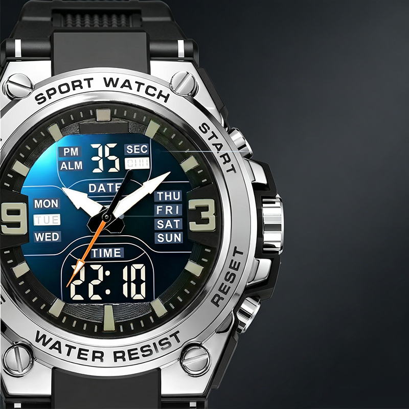 ⏳Time-Limited Special⏰⌚ Men's Luminous Waterproof Sports Watch – Rugged, Practical & Stylish 🌙