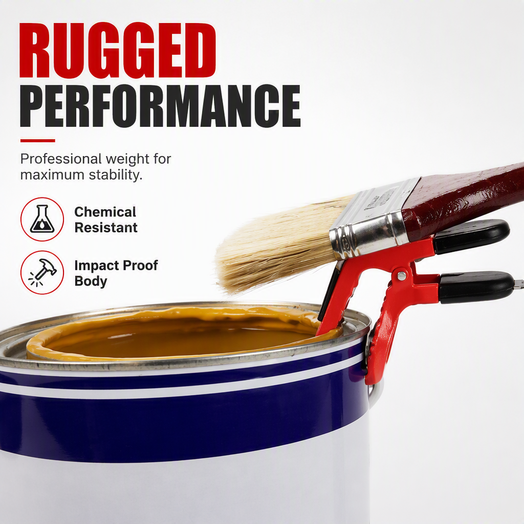 🎨 LIMITED-TIME 50% OFF! 🧲 Double Sided Magnetic Paint Brush Clip – Strong Grip, Multi-use, Easy Operate ✨