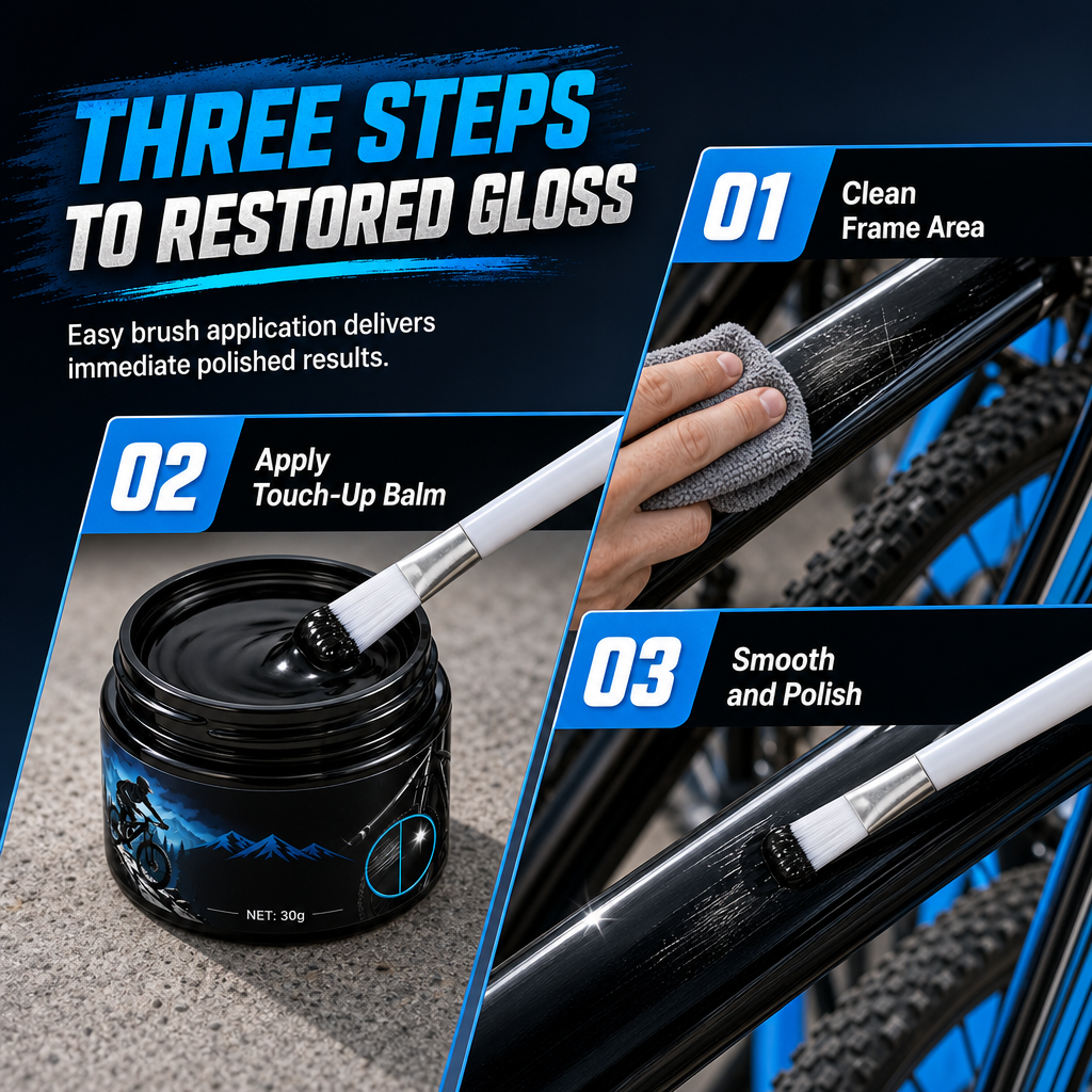 📢📢BUY 1 GET 1 FREE !! ⏰Bicycle Frame Paint Touch-Up Paste with Brush for Mountain Bike Scratch and Wear Repair
