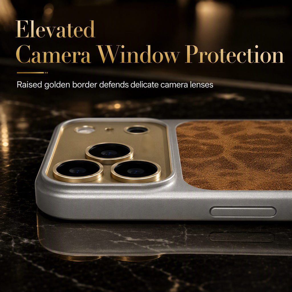 🐆 Leopard Print Phone Case with Big Window Camera Protection📱 – Stylish Shockproof Cover, Scratch-Resistant & Slim Fit for Daily Use ✨