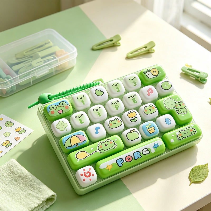 ⏳Time-Limited Special⏰Cute Keyboard Button Keychain Fidget Toy
