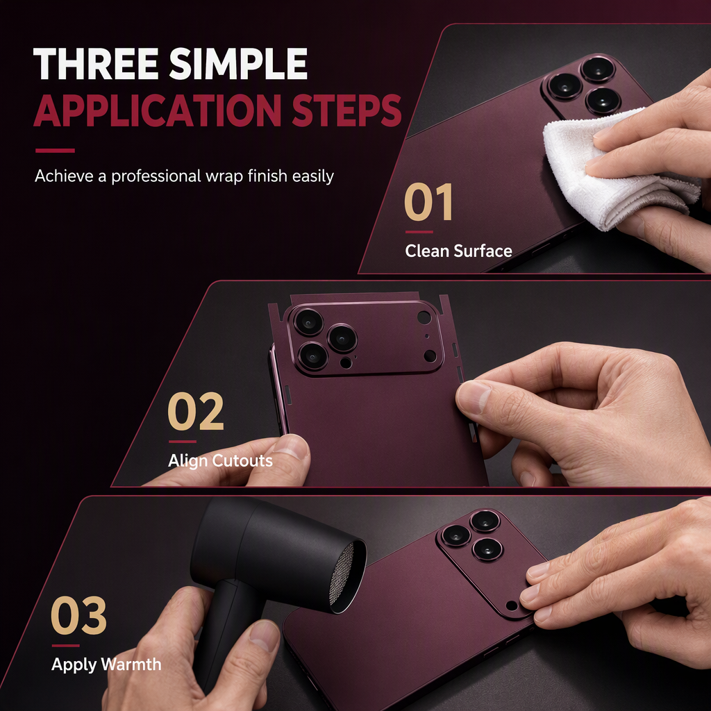 Full Wrap Scratch Resistant Protective Phone Back Skin Sticker