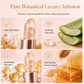 Gold Foil Temperature Color Changing Lip Balm Moisturizing Lip Tint with Vitamin E and Aloe 3.5g
