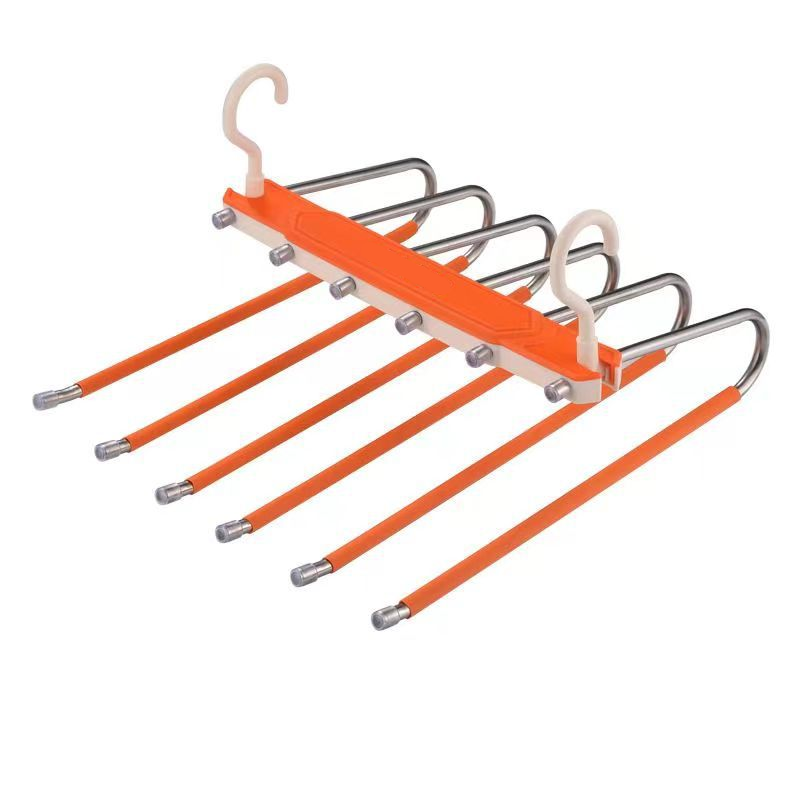 👖🪝Multi-Layer Pants Hanger | Dual-Hanging Modes Maximize Your Closet’s Vertical Space📐