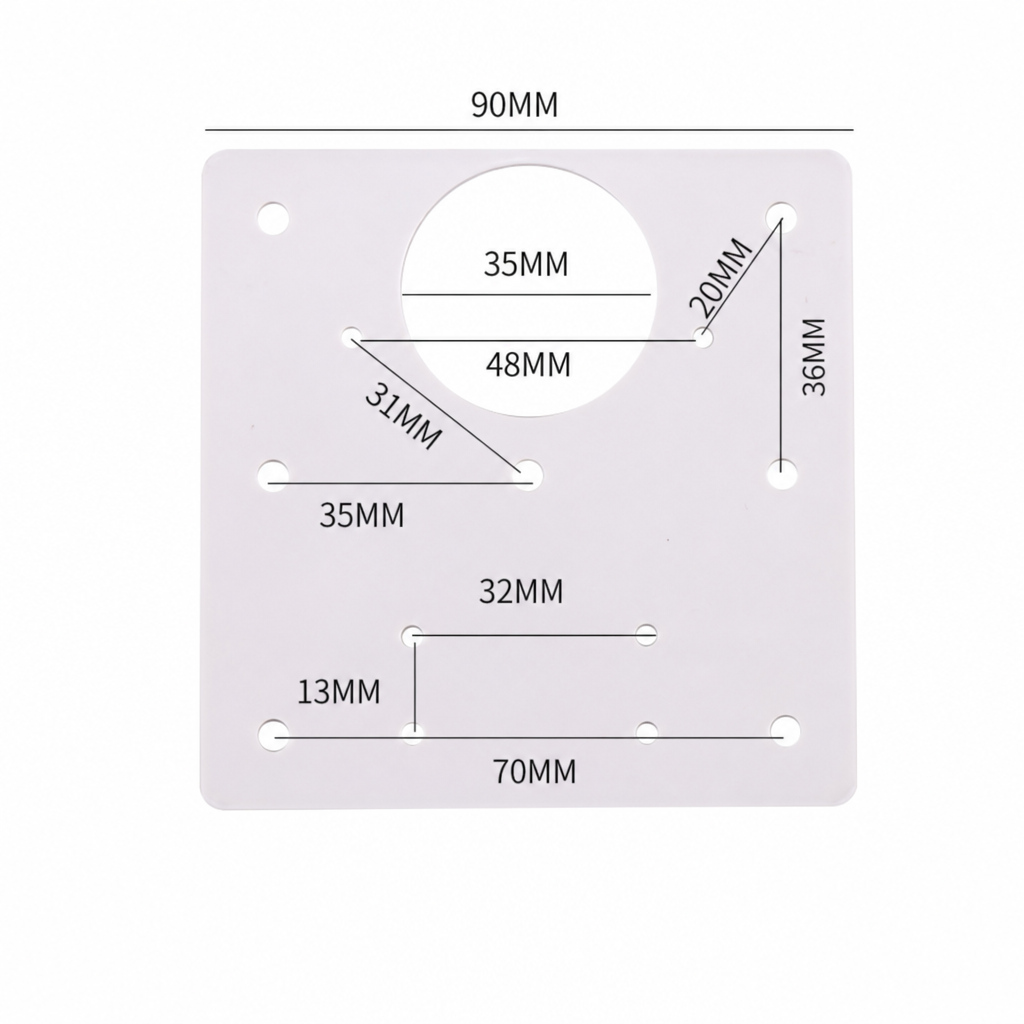 Universal Stainless Steel Cabinet Hinge Repair Plate Kit with Screws for Furniture Cupboard Door