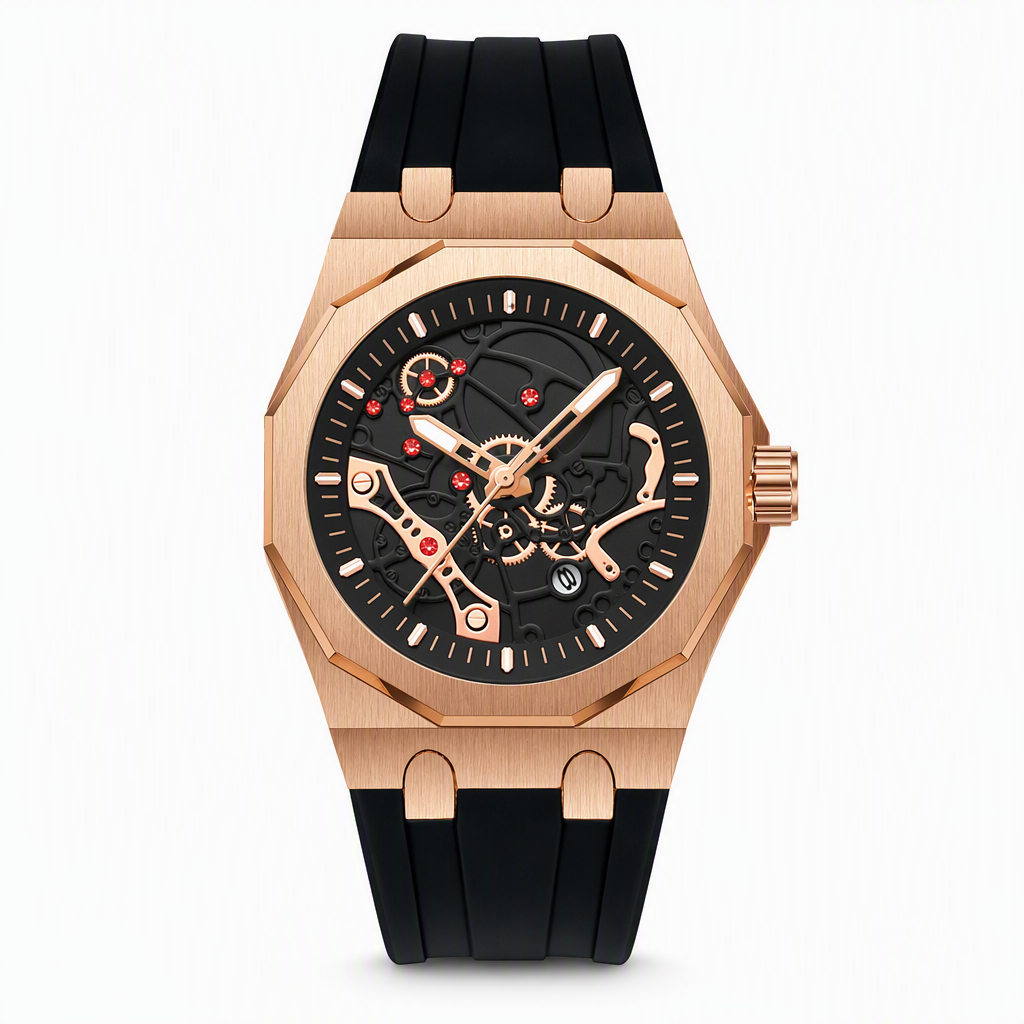 ⌚ 50% OFF NOW! ✨ Men's Sport Quartz Watch – Mechanical Style, Luminous Hands, Date Calendar & Water Resistant – Bold & Versatile 💪