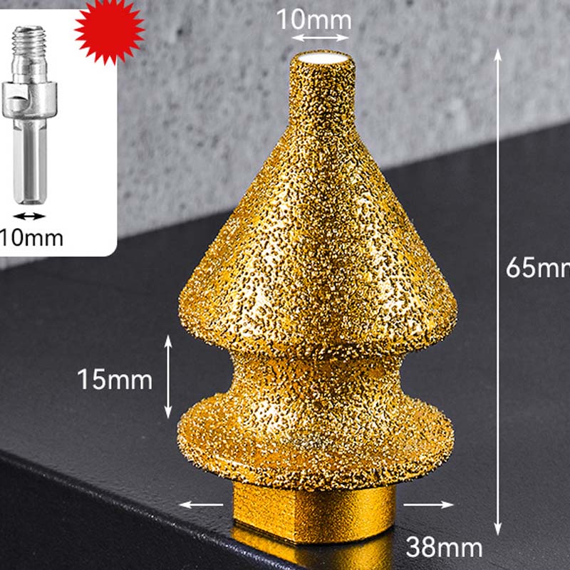 ⏳Time-Limited Special⏰💎 Diamond Chamfering Bit for Grinder – Multi-Function, Brazed Diamond, Universal Fit ✨