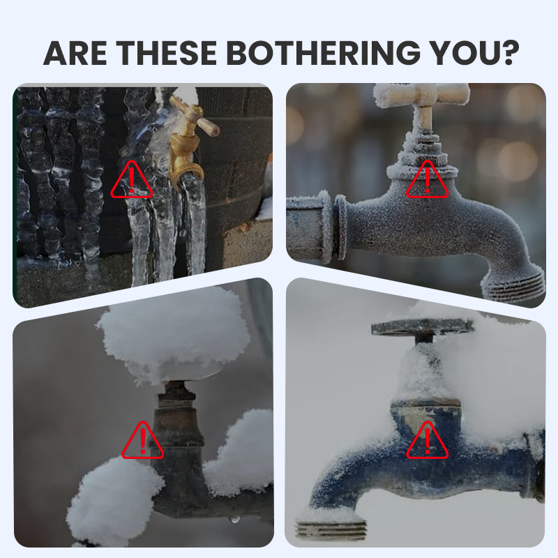❄️ LIMITED-TIME 50% OFF ✨ Outdoor Faucet Freeze Cover — Insulated & Waterproof 🚿