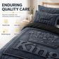 Modern King Crown 3-Piece Bedding Set