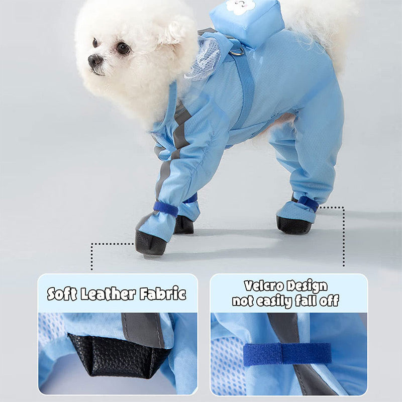 ⏳Limited-time 50% off⏰Full-Coverage Pet Raincoat – Waterproof & Easy to Wear🐕🌧️🧥