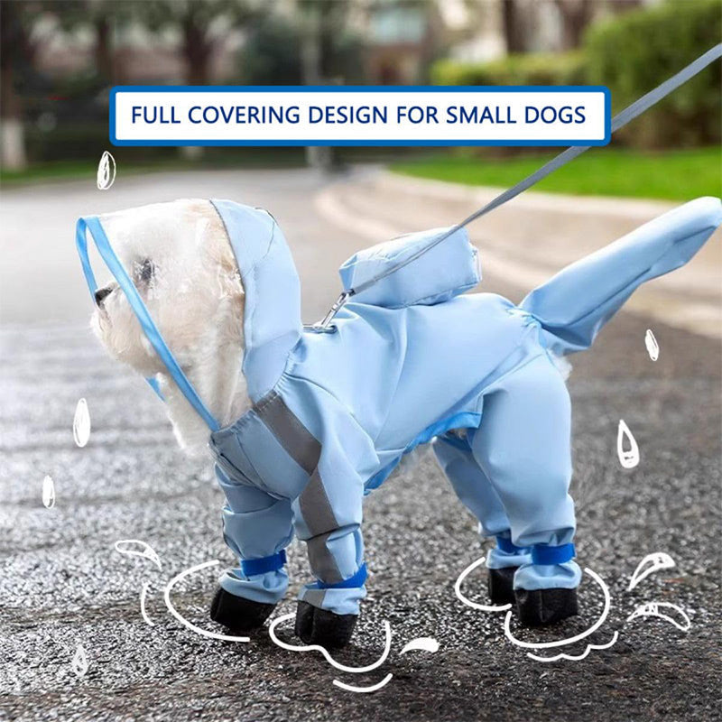 ⏳Limited-time 50% off⏰Full-Coverage Pet Raincoat – Waterproof & Easy to Wear🐕🌧️🧥