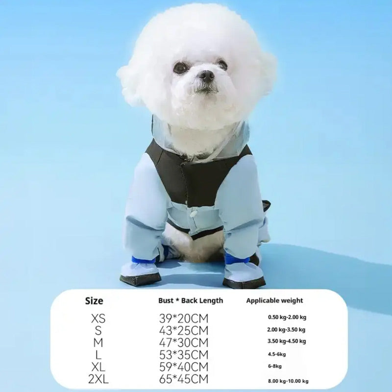 ⏳Limited-time 50% off⏰Full-Coverage Pet Raincoat – Waterproof & Easy to Wear🐕🌧️🧥