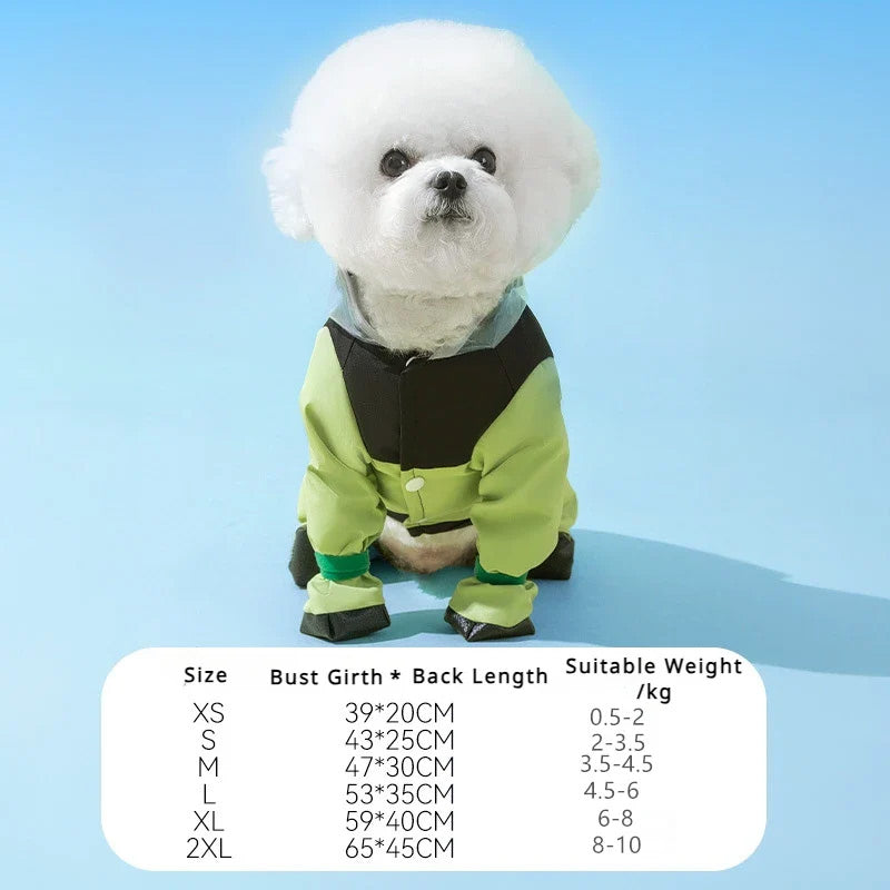 ⏳Limited-time 50% off⏰Full-Coverage Pet Raincoat – Waterproof & Easy to Wear🐕🌧️🧥