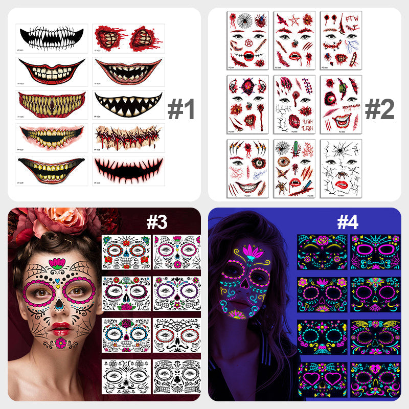 👻 LIMITED-TIME 50% OFF! ✨ Halloween Temporary Scar Tattoo Stickers – Realistic Wound, Skin-Friendly, Easy Apply 🕸️
