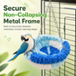 Warm Winter Cotton Bird Nest Hanging Hammock for Parrots Cockatiels Lovebirds Budgies Birdcage Sleeping Bed Swing Toy
