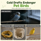 Warm Winter Cotton Bird Nest Hanging Hammock for Parrots Cockatiels Lovebirds Budgies Birdcage Sleeping Bed Swing Toy