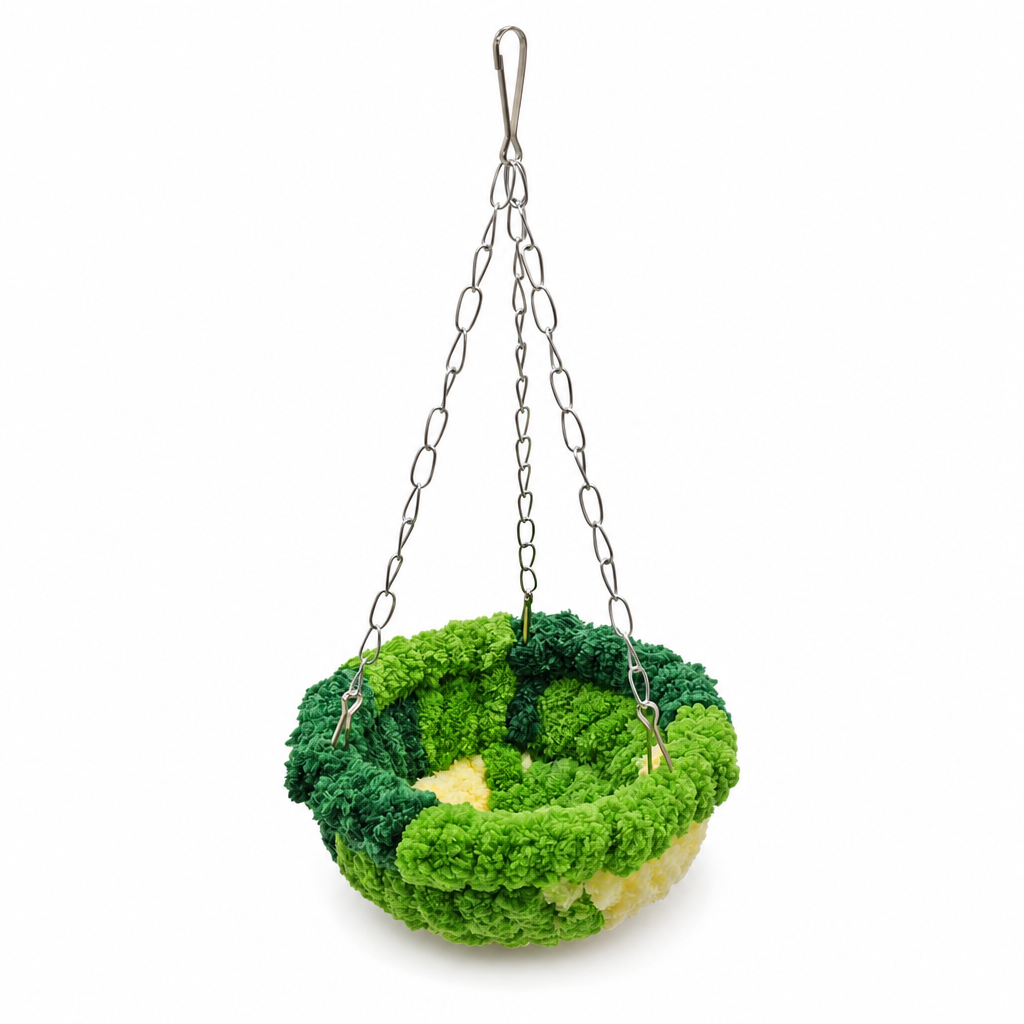 Warm Winter Cotton Bird Nest Hanging Hammock for Parrots Cockatiels Lovebirds Budgies Birdcage Sleeping Bed Swing Toy