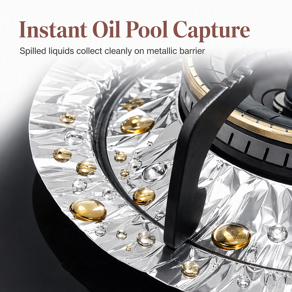 🍳 LIMITED‑TIME 50% OFF! 🔥 10‑Pack Heavy‑Duty Foil Gas Stove Burner Liners – Deep Well Spill Capture & Cooktop Protection 🛡️